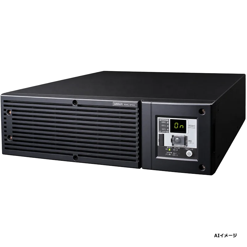 BU100RW オムロン製 常時インバータ給電方式 ラックマウント型UPS(無停電電源装置)【代引不可】【時間指定不可】<メーカー直送品>
