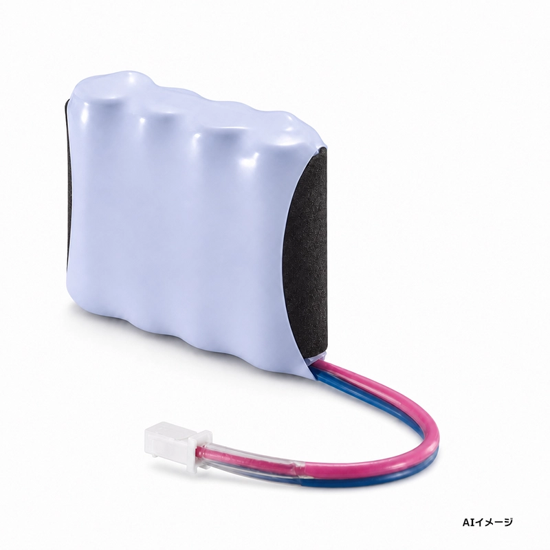 FK764P相当品(同等品) 電池屋製 新品 交換電池 4.8V1450mAh <年度シール付き> コネクター付きそのまま取付できます。