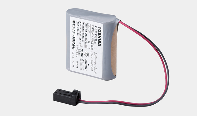3HR-AH-SLNB  東芝ライテック 電池内蔵専用形非常灯用交換電池  3.6V 1100mAh