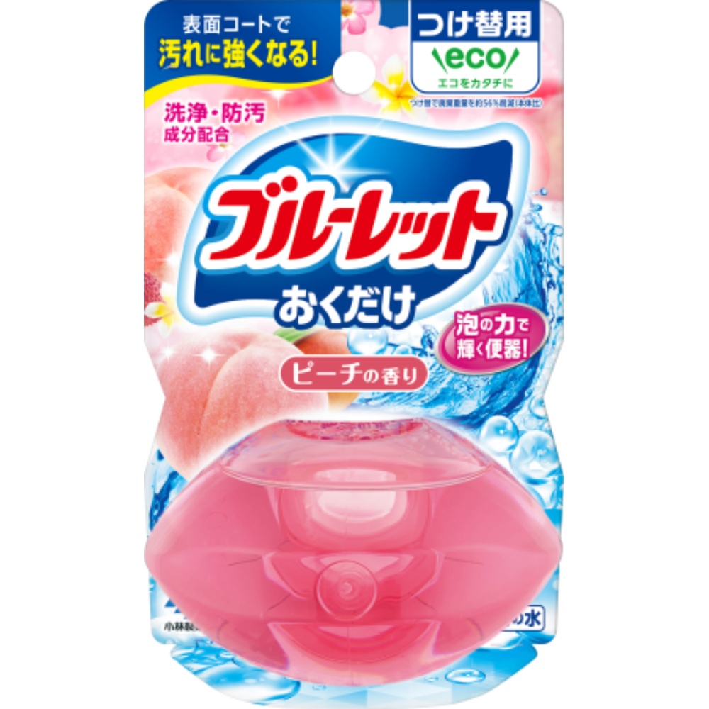 小林製薬 純正品 液体ブルーレットおくだけつけ替用 ピーチの香り 4987072090992