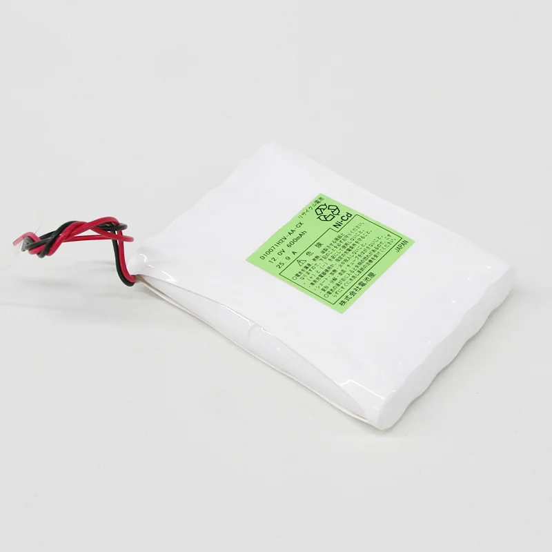 12V600mAh 10N-600AACL相当品 縦型 1H2V型 組電池製作バッテリー 電池屋組電池 リード線のみ