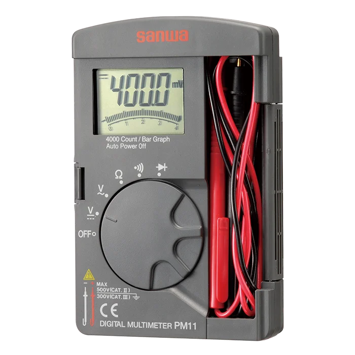 PM11 デジタルマルチメータ／ポケットタイプ テスタ 三和電気計器