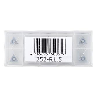 10個 252-R1．5 ベッセル 純正品 1．5R面片面3面チップ 10個 VESSEL