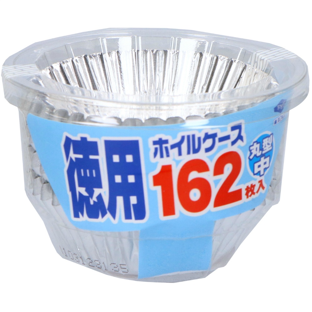 東洋アルミ 純正品 徳用ホイルケース丸型中１６２枚 4901987216469