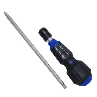 VDR-254CF フジ矢 純正品新品 電工ドライバー（差替フリー ＋2／－6） （VICTOR）