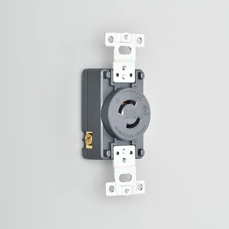 2220 アメリカン電機 純正品新品 埋込コンセント 2P 20A 250V