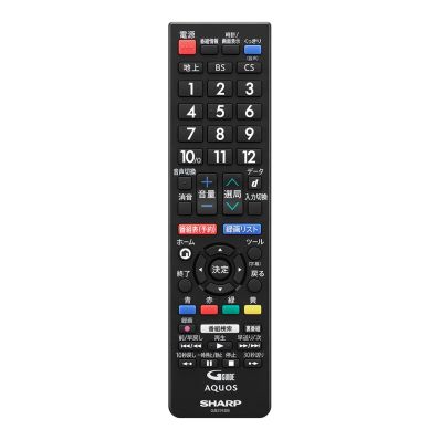 0106380600 シャープ 純正部品 液晶テレビ用 リモコン（010 638 0600）