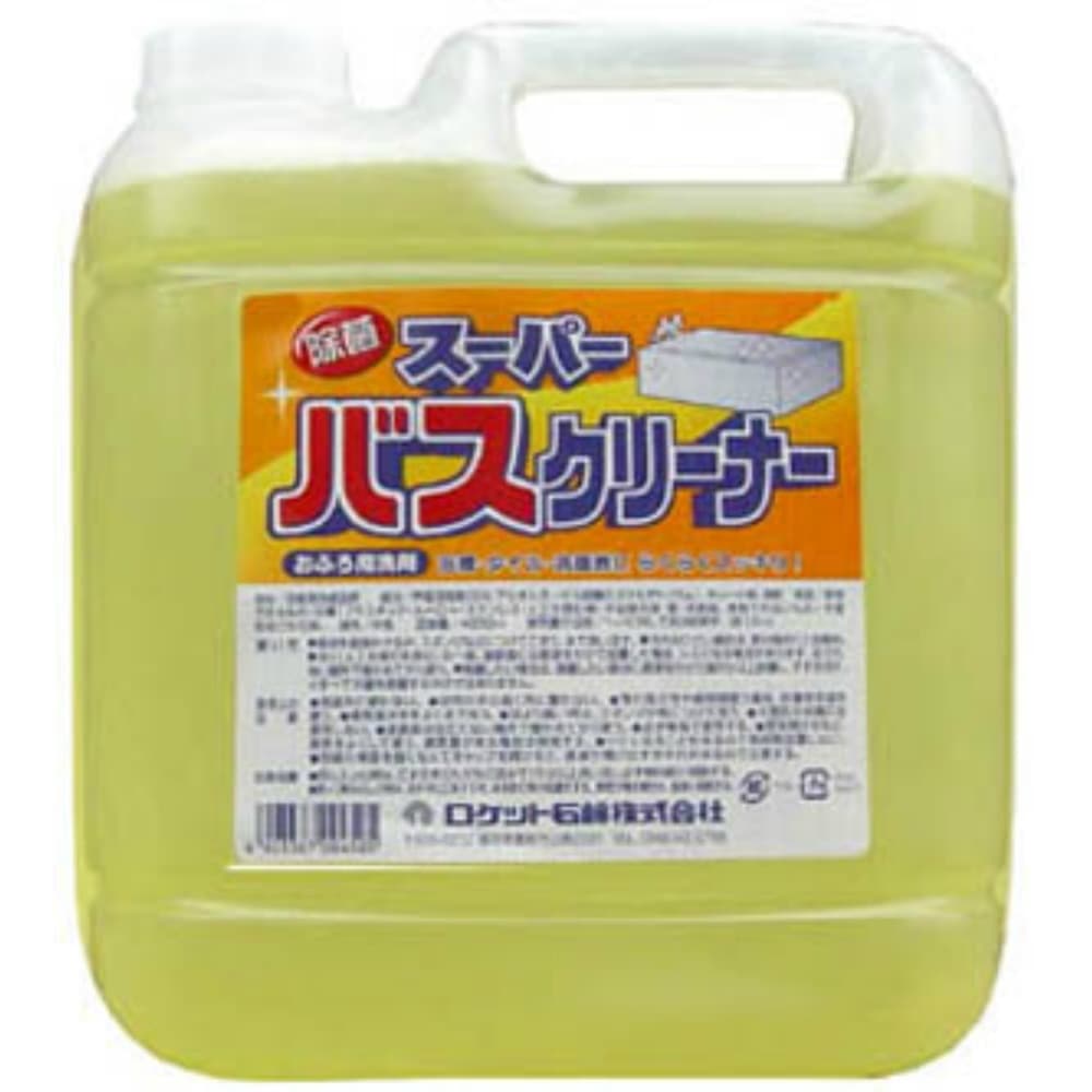 ロケット石鹸 純正品 スーパーバスクリーナー 4L 4903367004505