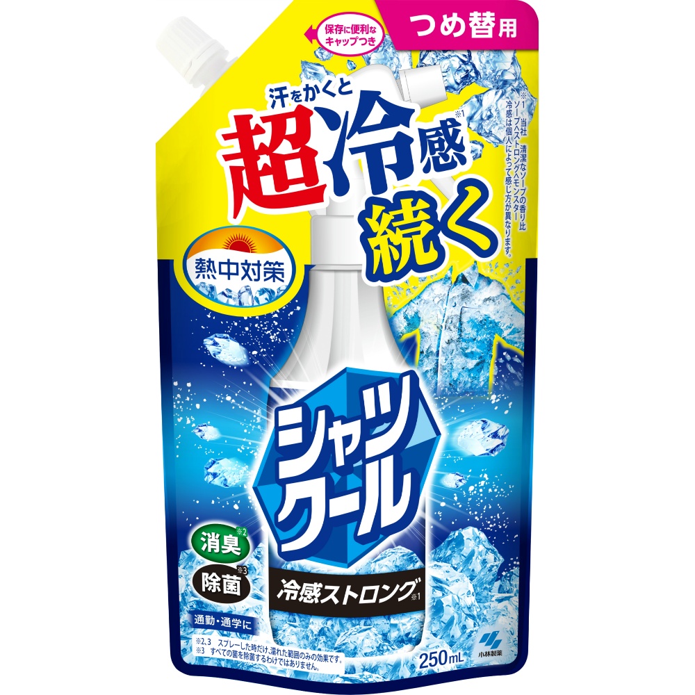 小林製薬 純正品 熱中対策シャツクール冷感ストロング詰め替えパウチ 4901548604421