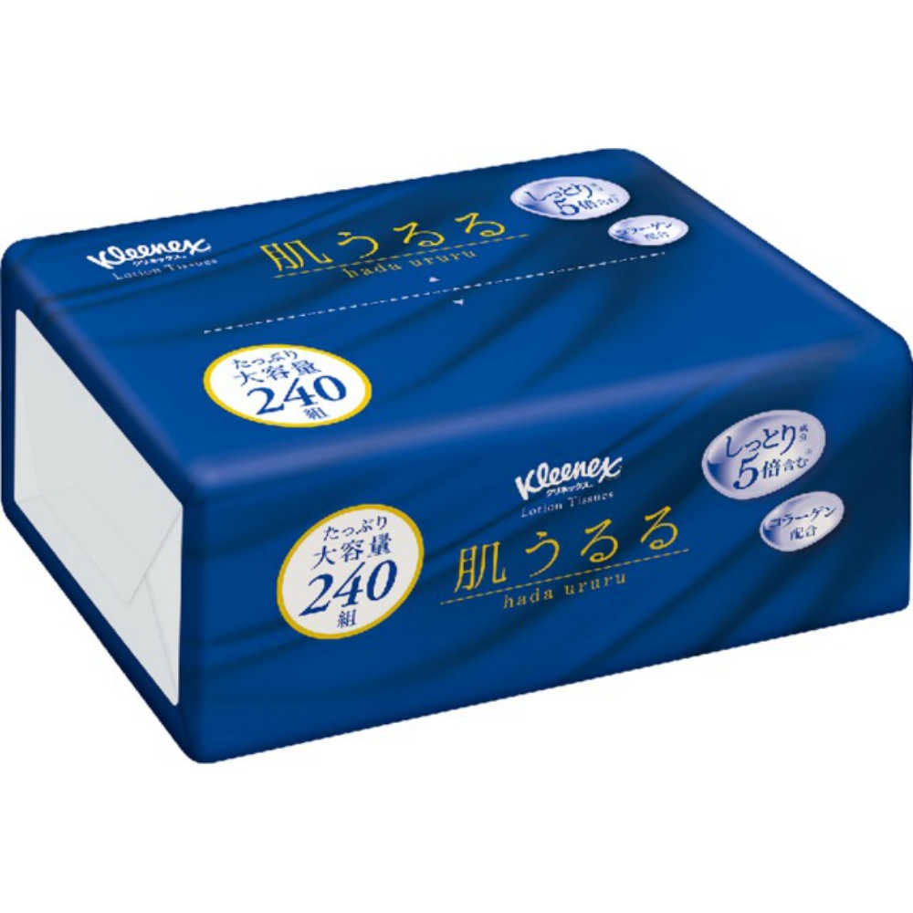 日本製紙クレシア 純正品 ＫＬＸティシューローション肌うるる ソフトパック ２４０組 4901750481346