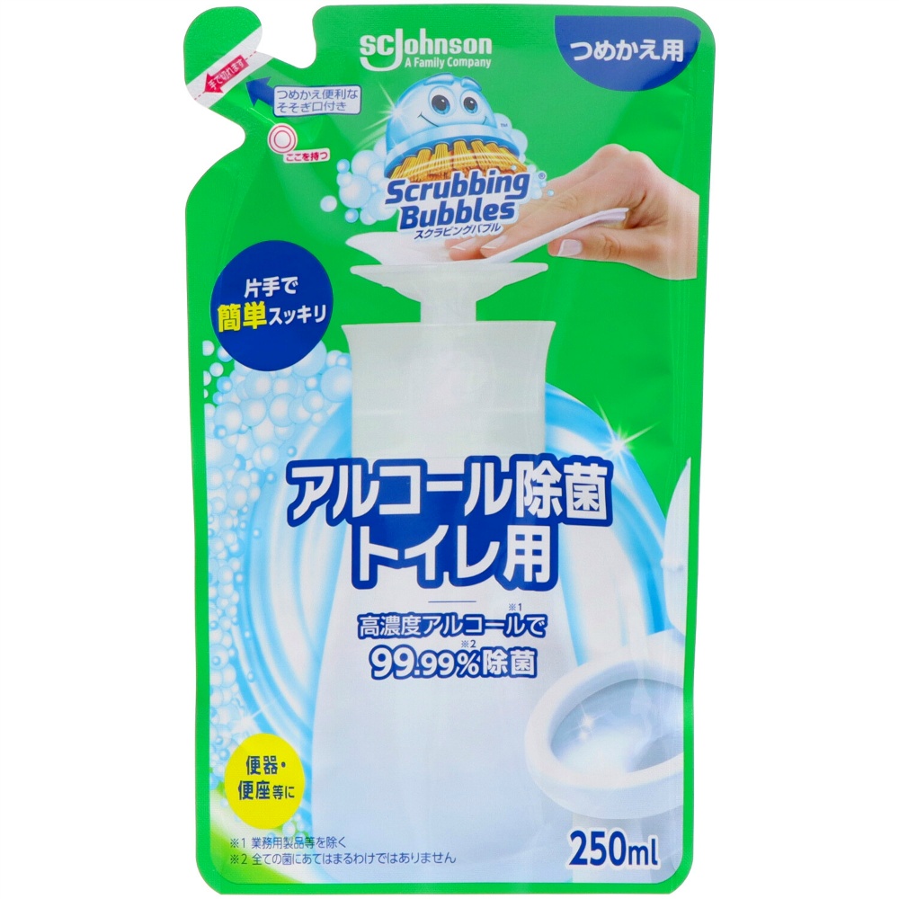 ジョンソン 純正品 スクラビングバブル アルコール除菌トイレ用 つめかえ用 4901609016545