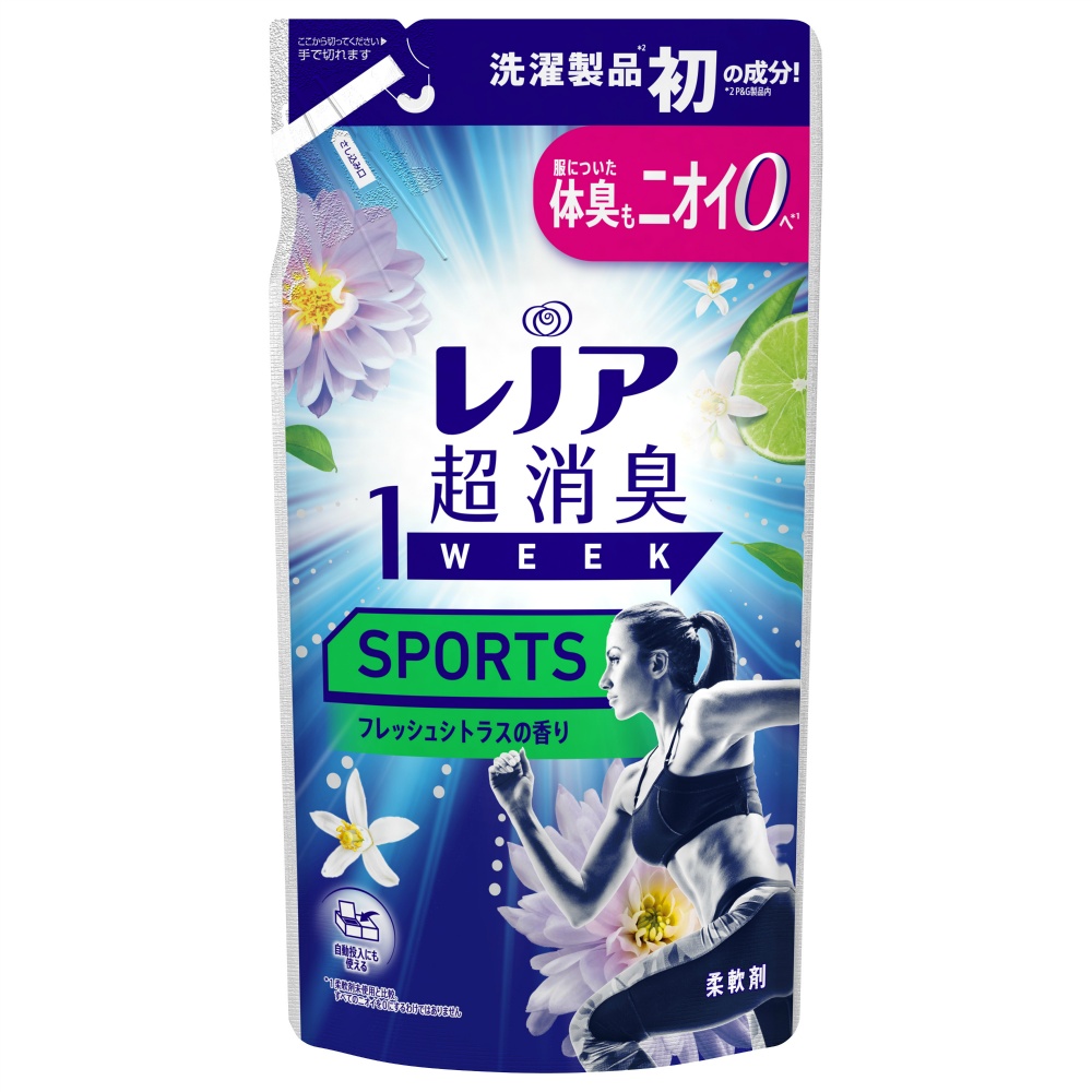 Ｐ＆Ｇ 純正品 レノア超消臭１ｗｅｅｋＳＰＯＲＴＳフレッシュシトラスの香りつめかえ用 4987176312365