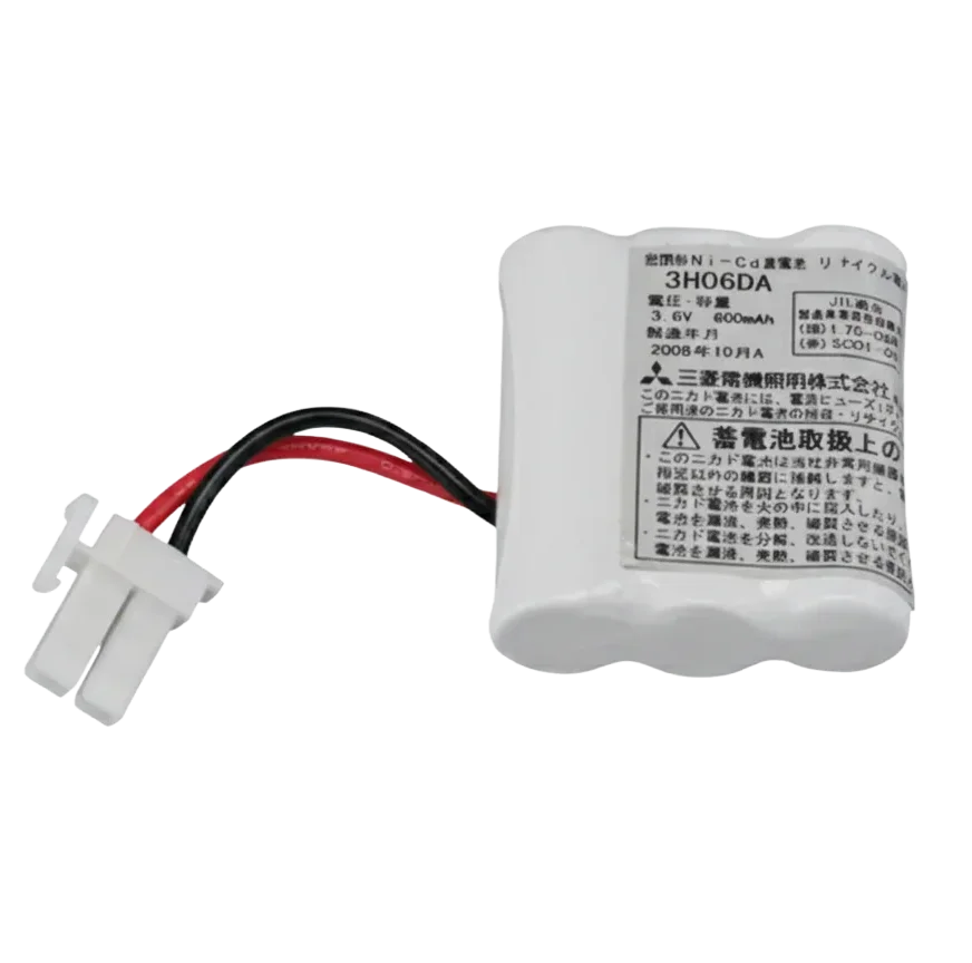 3H06DA 三菱電機 純正部品 誘導灯用交換電池 3.6V600mAh/700mAh