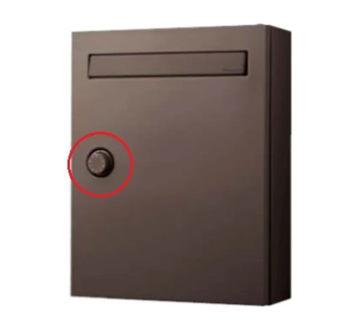 CTC250101MAK ブラウン色 パナソニック 純正品 クリアス用ダイヤル錠 ポスト部品