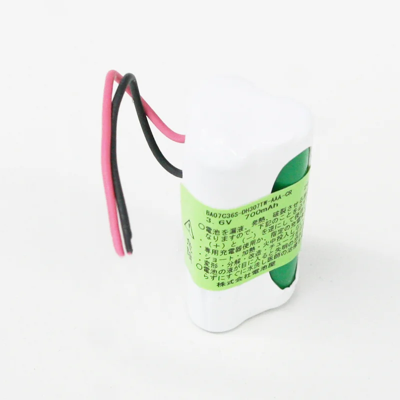BA0.7C-3.6相当品 組電池 エニー相当品 3.6V700mAh ニッケル水素 俵型 コネクターなしリード線のみ