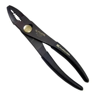 210-190-BG フジ矢 純正品新品 薄型コンビネーションプライヤー（黒金）