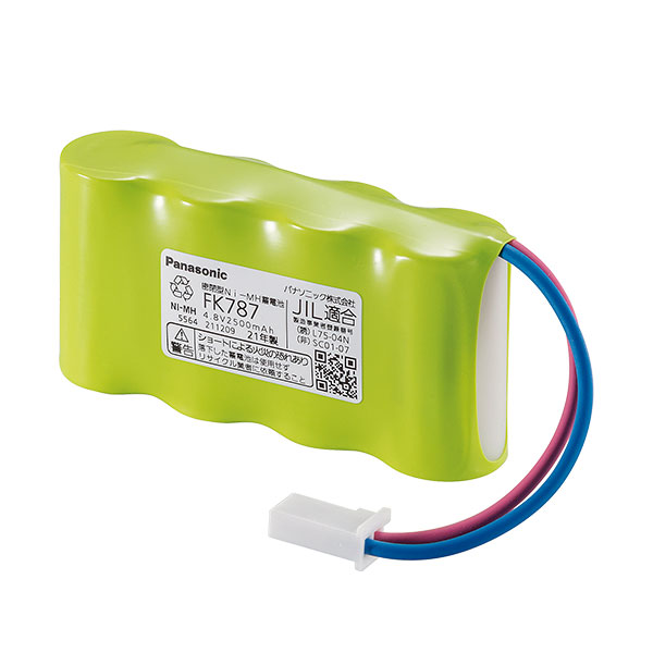 FK787 パナソニック　誘導灯用・非常灯用交換電池 4.8V2500mAh [SOU]