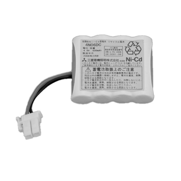 4N06DC 三菱電機　誘導灯・非常灯用交換電池(4N-06DC) 4.8V600mAh