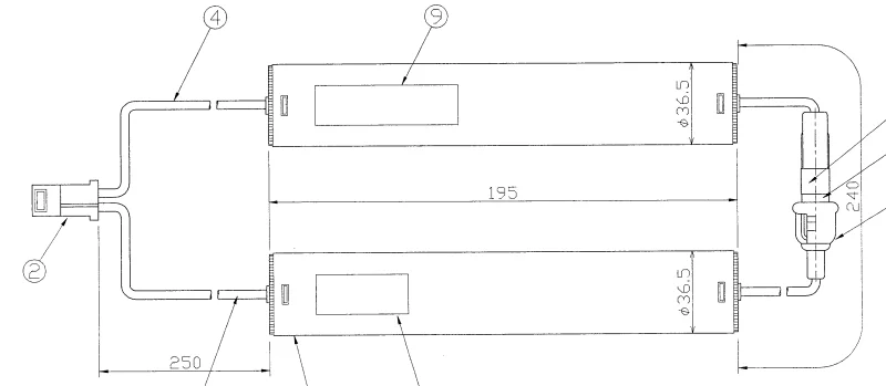 2-3NR-DT-LEB相当品 (同等品) 電池屋製 新品 東芝ライテック相当品 非常灯用交換電池 ＜年度シール付き＞ コネクター付きそのまま取付できます。