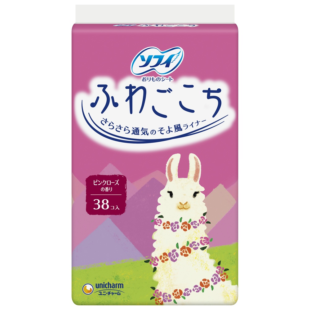 ユニ・チャーム（ユニチャーム） 純正品 ソフィふわごこちピンクローズの香り３８枚 4903111316939