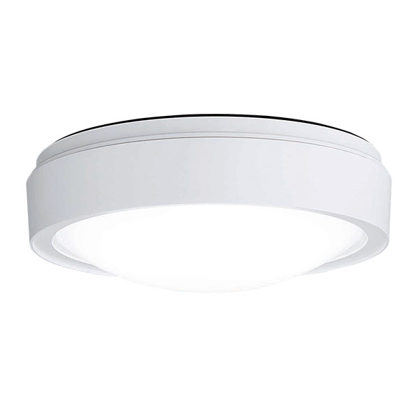 NWCF11100C LE1 パナソニック 天井直付型・壁直付型LED（昼白色）シーリング階段灯（ブラケット兼用型）・階段通路誘導灯 30分間タイプ 防雨型・自己点検スイッチ付・リモコン自己点検機能付 丸形蛍光灯20形1灯器具相当 FCL20形