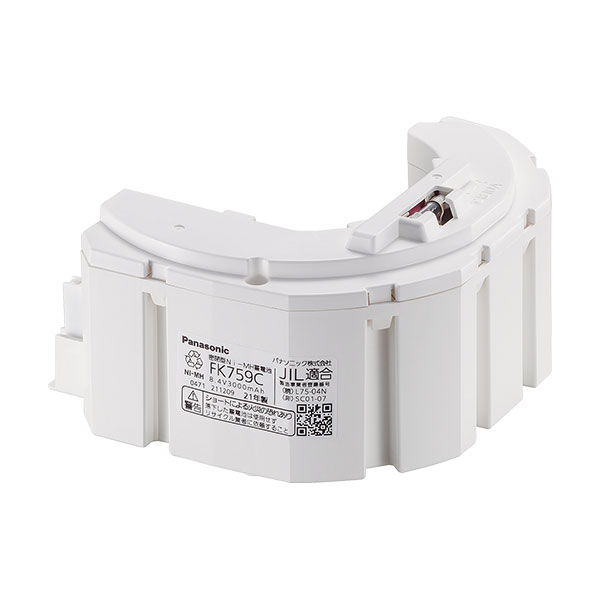 FK759C パナソニック 非常灯器具用交換電池 8.4V3000mAh メーカー純正品