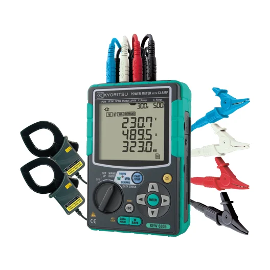KEW 6305-02 共立電気計器 セットモデル 電力計 KEW6305 + クランプセンサ MODEL8125 【納期1ヶ月前後】
