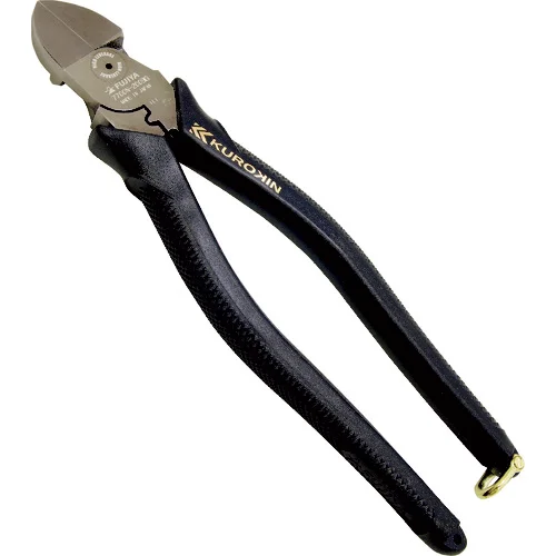 7700N-200BG フジ矢 純正品 新品 電工名人 偏芯薄刃ニッパ 黒金