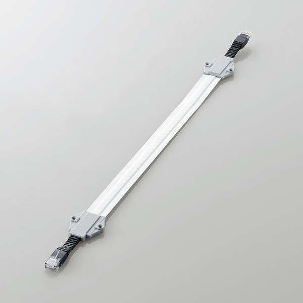 LD-VAPF6ASV04 エレコム すき間用・ツメ折れ防止 Cat6A対応LANケーブル  0.4m