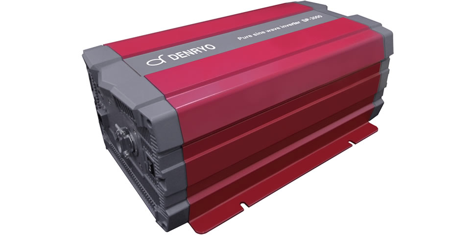 SP-3000-212G 電菱 ( DENRYO ) 正弦波パワーインバータ SPシリーズ 出力端子 200VAC 端子台タイプ 12V 定格出力3000W 軽量 広入力電圧範囲 リモート制御機能内蔵 DC-AC