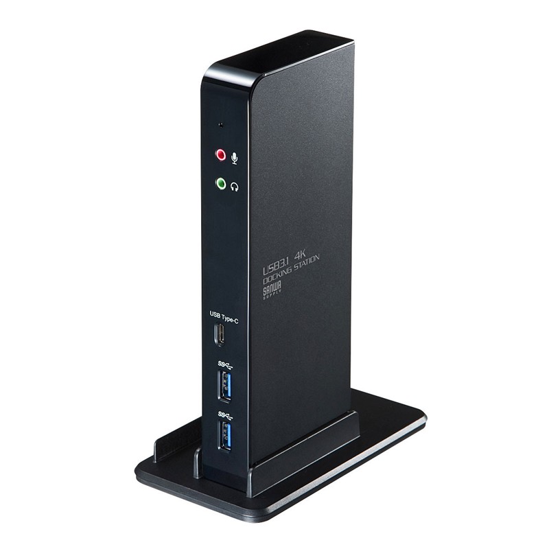 USB-CVDK4 サンワサプライ タブレットスタンド付き4K対応ドッキングステーション 【メーカー在庫限り】