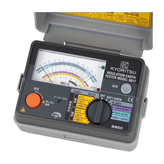MODEL 6017 共立電気計器 キューメグアース アナログ絶縁・接地抵抗計