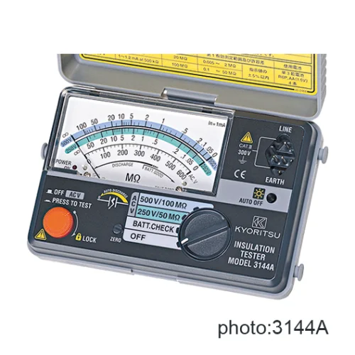 MODEL 3145A 共立電気計器 キューメグ 2レンジ小型絶縁抵抗計