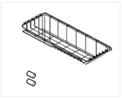 SEKX466RCAA パナソニック 純正部品 新品 ラクするーシンク用 洗剤ラック シンク部品