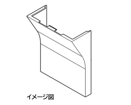 RLXZ29290 パナソニック 純正部品 配管カバー（黒） バスルーム部品 Panasonic