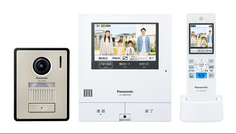 VL-SWD505KF パナソニック ワイヤレスモニター付テレビドアホン 2-7タイプ 電源コード式