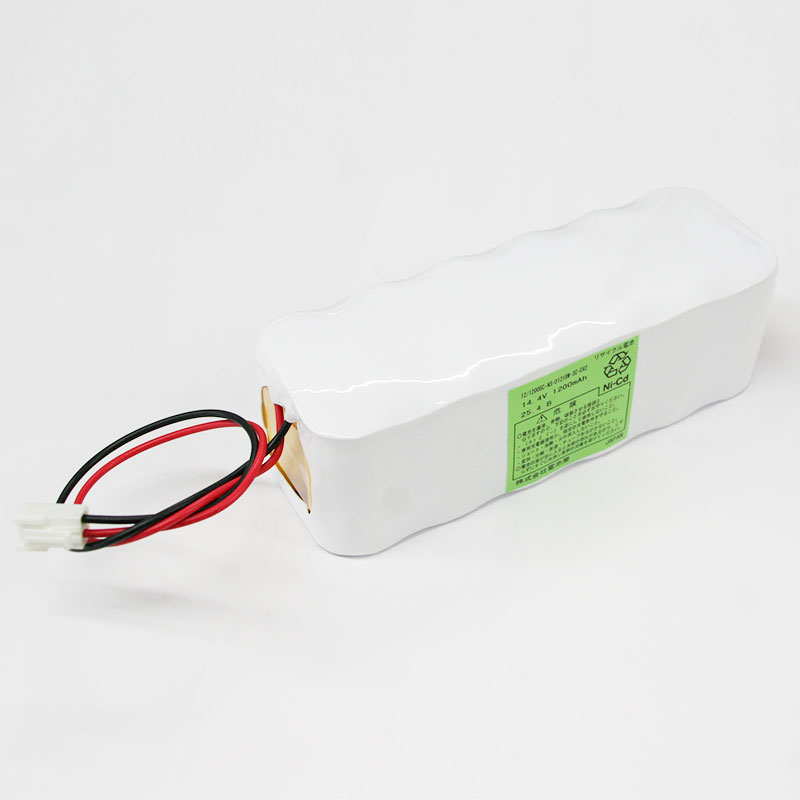 12/1200SC-N 相当品 GSユアサ製相当品 組電池製作バッテリー キング通信 伝送装置 等用 14.4V1200mAh コネクタ付