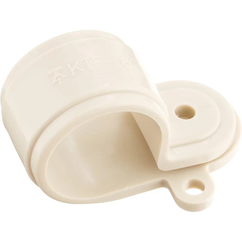 KTF-16J 【50個セット】 未来工業 純正品 新品 PF管片サドル 適合管:PF管16 ベージュ 【全国一律送料450円】