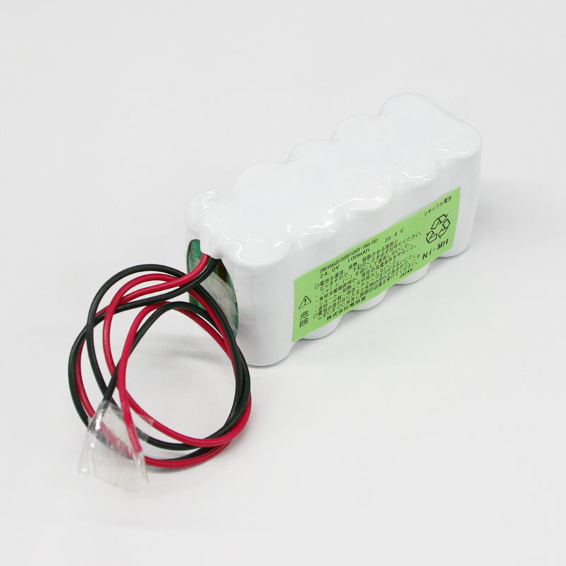 20N-100AAS相当品 24V100ｍAh シチズン パルス発振器 QJA-43 設備時計など 組電池 2H2V型 リード線切りっぱなし線きりっぱなし