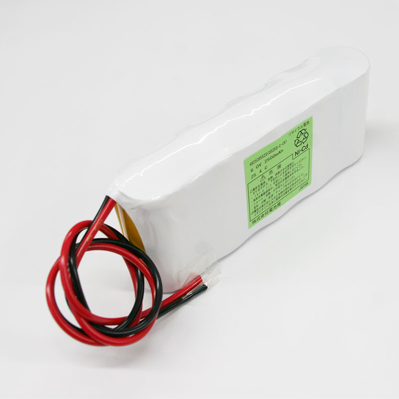 KR2.5CR-5S2相当品 組電池製作バッテリー S型 6V2500mAh リード線のみ