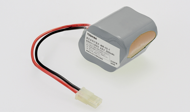 4HR-CY-T B 東芝ライテック 交換用バッテリー4.8V3000mAh  ( 4NR-CX-T  B 後継) [SOU]