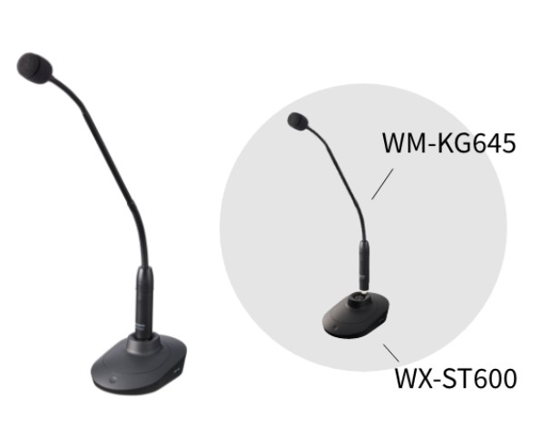 WX-ST600 + WM-KG645 パナソニック 卓上型ワイヤレス送信機とグースネックマイクロホンのセット
