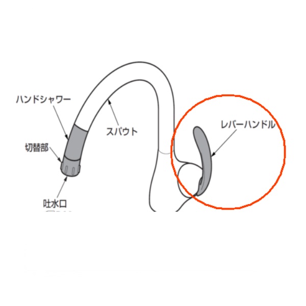 THA26 TOTO 純正部品 レバーハンドル部 ハンドル部品
