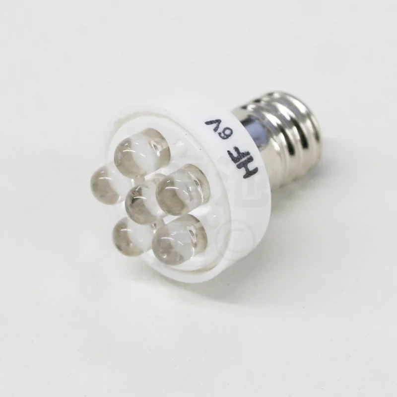 LE-12R 6VPC ブルック相当品 LEDランプ 新品 東西電気産業 花の村ファクトリー 火災報知機用 非常警報用 P型 【送料全国一律275円】