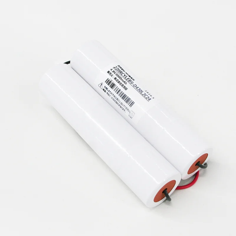 2-2HR-CY-LEB 相当品 電池屋製 新品 東芝ライテック 相当品 4.8V 3000mAh ＜年度シール付き＞コネクター付きそのまま取付できます。