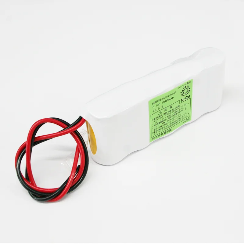 5KR-SCH相当品 組電池 6V1200mAh S型 リード線のみ