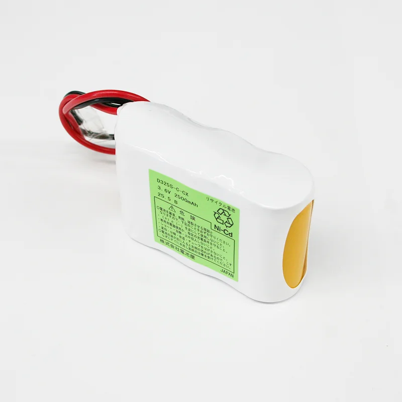 D325S-C-CX 電池屋 3.6V2500mAh 組電池 リード線のみ