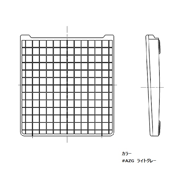 EKC31176N2#AZG TOTO 純正部品 ﾄﾗｯﾌﾟｶﾊﾞ-(ABS) ﾗｲﾄｸﾞﾚｰ 排水口周り部品