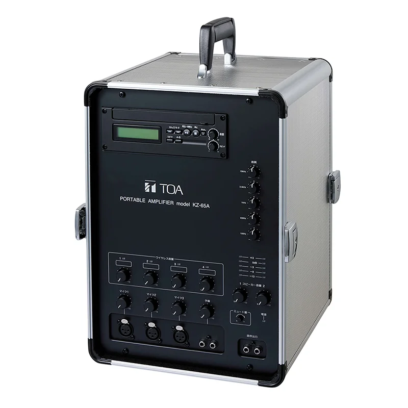 KZ-65A TOA 新品 移動用PAアンプ 65Wx2ch CD付