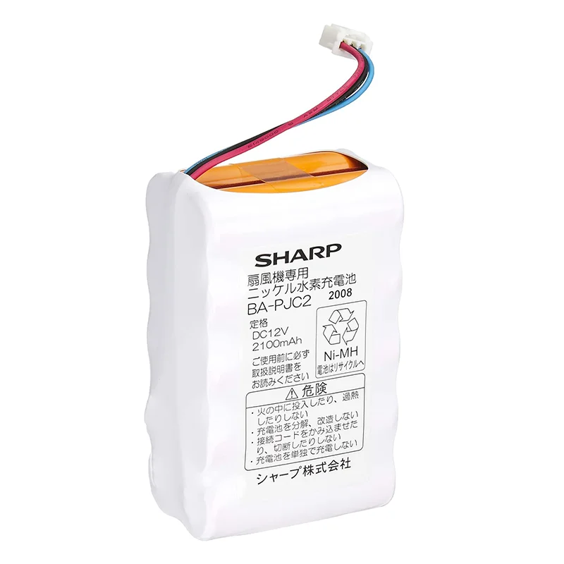 BA-PJC2 シャープ 純正部品 新品 扇風機用ニッケル水素充電池（1個）